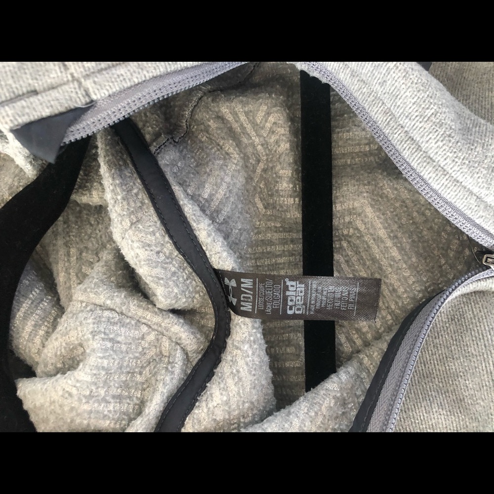 Grey Under Armor Fleece Jacket - Picture 5 of 7